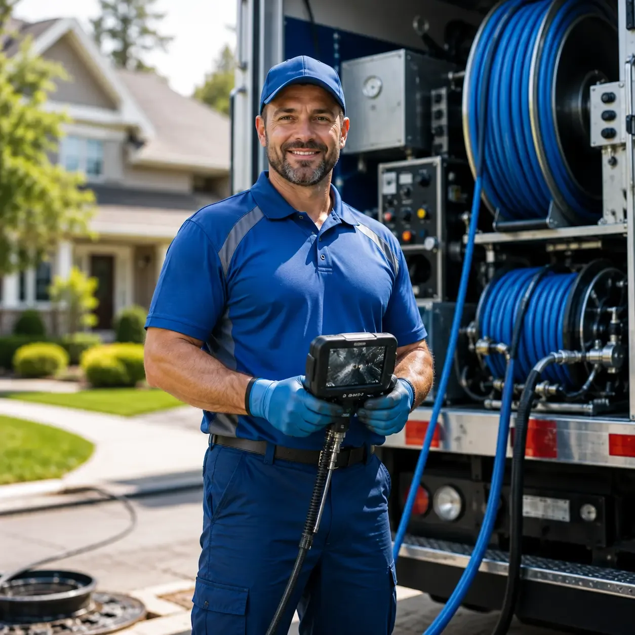 Local outdoor drain cleaning specialists in New Point, IN
